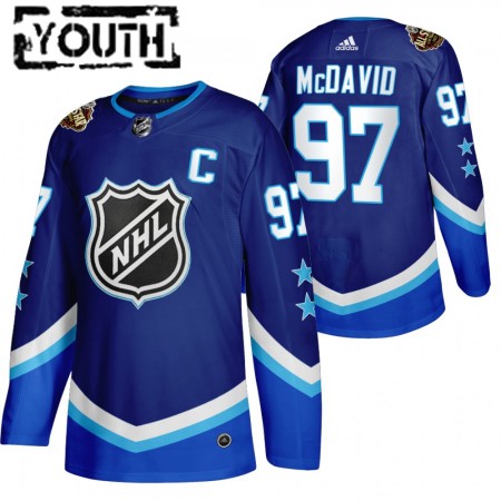 Dětské Hokejový Dres Edmonton Oilers Connor McDavid 97 2022 NHL All-Star Modrý Authentic